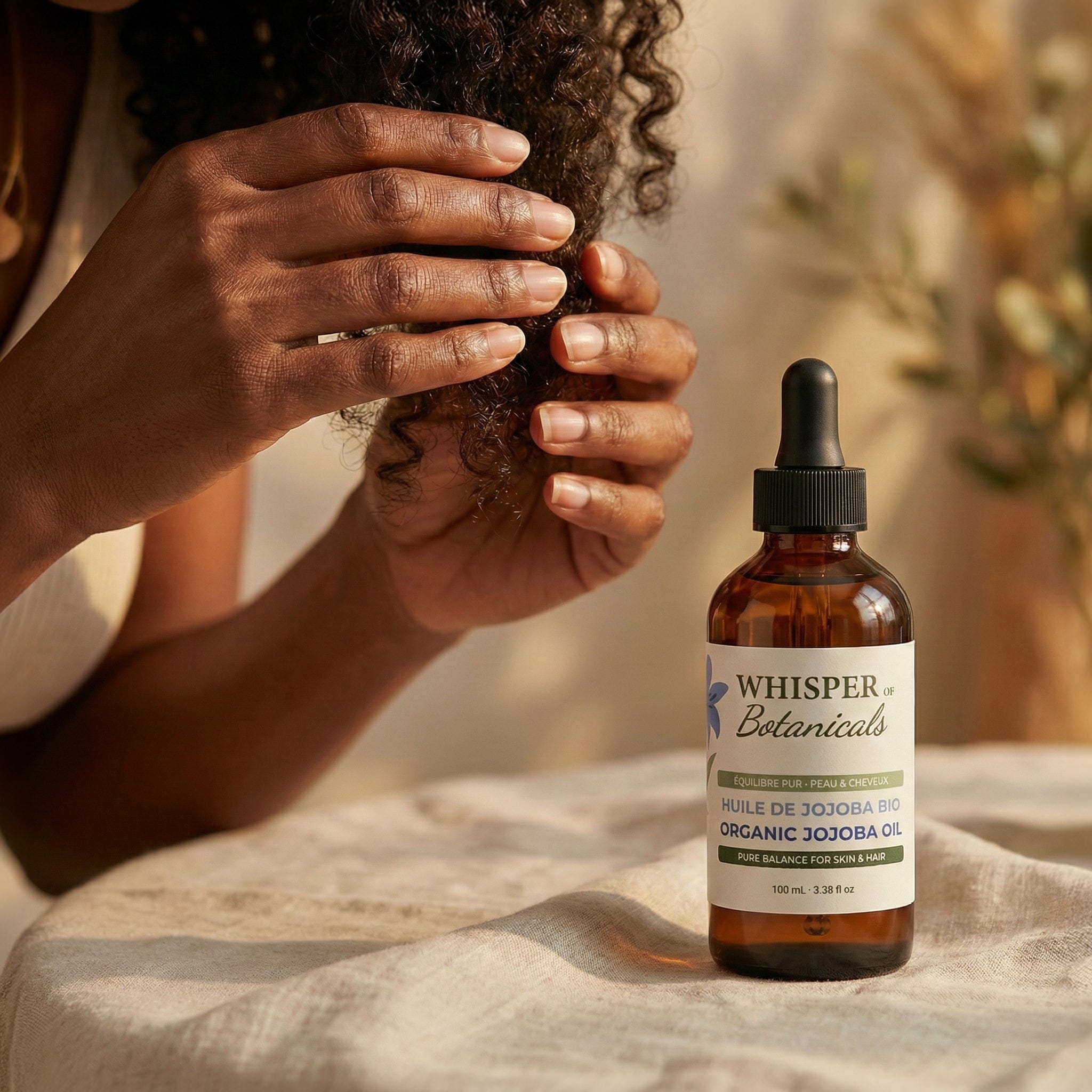 Whisper of Botanicals - Organic Jojoba Oil - 100 mL (3.38 fl oz)
